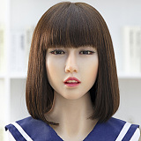 MZRDOLL シリコン製ヘッドのみ ラブドールの頭のみ 睫毛と眉毛が植毛あり