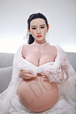 JYDOLL 160CM Eカップ 妊娠ボディ＃洁儿ちゃん シリコン頭＋tpe体 ラブドール