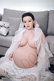 JYDOLL 160CM Eカップ 妊娠ボディ＃洁儿ちゃん シリコン頭＋tpe体 ラブドール