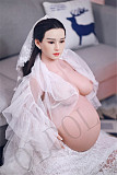 JYDOLL 160CM Eカップ 妊娠ボディ＃洁儿ちゃん シリコン頭＋tpe体 ラブドール