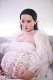 JYDOLL 160CM Eカップ 妊娠ボディ＃洁儿ちゃん シリコン頭＋tpe体 ラブドール