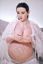 JYDOLL 160CM Eカップ 妊娠ボディ＃洁儿ちゃん シリコン頭＋tpe体 ラブドール