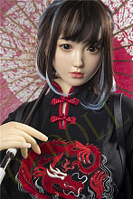 WAXDOLL  シリコン頭＋TPE体 160cm Dカップ #小喆(キチ)  睫毛と眉毛植毛加工あり 等身大リアルラブドール