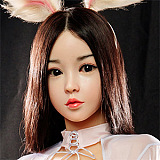 WAXDOLL  シリコン頭＋TPE体 165cm Gカップ #彦(ヒコ)  睫毛と眉毛植毛加工あり 等身大リアルラブドール