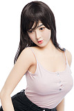 WAXDOLL  シリコン頭＋TPE体 165cm Gカップ #梦瑶(ユメ)  睫毛と眉毛植毛加工あり 等身大リアルラブドール