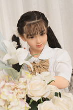 WAXDOLL  シリコン頭＋TPE体 140cm Dカップ #伊莉(イレイ）  睫毛と眉毛植毛加工あり 等身大リアルラブドール