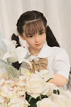 WAXDOLL  シリコン頭＋TPE体 140cm Dカップ #伊莉(イレイ）  睫毛と眉毛植毛加工あり 等身大リアルラブドール