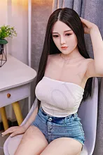 JYDOLL 161cm Eカップ #静香（JINXIANG）ちゃん シリコン製ヘッド＋TPE製ボディ ラブドール　髪の毛、睫毛と眉毛植毛あり