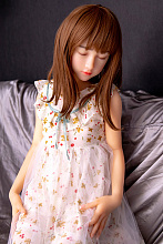 OLDOLLオリジナルドール ＃NO.2 ヘッド 瞑り目タイプ 136cm Aカップ貧乳 シリコンヘッド＋TPEボディ  ロリ系等身大リアルラブドール