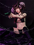 WAXDOLL  フルシリコン製   130cm AAカップ+G36 等身大ロリー系リアルラブドール