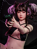 WAXDOLL  フルシリコン製   130cm AAカップ+G36 等身大ロリー系リアルラブドール