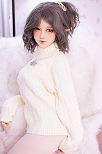 Sanhui doll (TPE製) 145cm Fカップ ＃T7ヘッド 掲載画像同じ指定メイク② TPE製ラブドール
