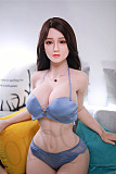JYDOLL 161cm Eカップ #依婷 （XIAOFEIFEI）ちゃん シリコン製ヘッド＋TPE製ボディ ラブドール　髪の毛、睫毛と眉毛植毛あり