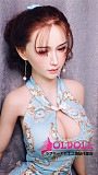 JYDOLL 161cm Eカップ #小诺 （Xiaonuo）ちゃん スターメイク シリコン製ヘッド＋TPE製ボディ ラブドール　睫毛と眉毛植毛あり