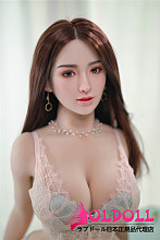 JYDOLL 157cm Hカップ 小美ヘッド シリコン製ヘッド＋TPE製ボディ ラブドール 宣伝画像スターメイク 睫毛と眉毛植毛あり