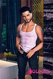 Irontechdoll 162cm  M1ヘッド Kevinさん 男性ラブドールシリコンヘッド+TPEボディ  ペニス取り外す式  male doll