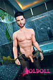 Irontechdoll 162cm Kevinさん 男性ラブドールシリコンヘッド+TPEボディ  ペニス取り外す式  male doll