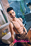 Irontechdoll 162cm Kevinさん 男性ラブドールシリコンヘッド+TPEボディ  ペニス取り外す式  male doll