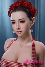 JYDOLL 157cm Hカップ 秀睫ヘッド （xiujie）シリコン製ヘッド＋TPE製ボディ スターメイクラブドール  睫毛と眉毛植毛あり