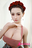 JYDOLL 157cm Hカップ 秀睫ヘッド （xiujie）シリコン製ヘッド＋TPE製ボディ スターメイクラブドール  睫毛と眉毛植毛あり