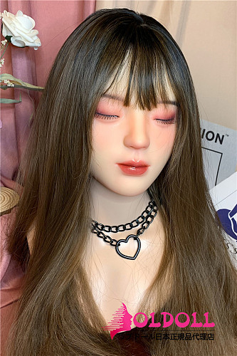 Real girl ヘッド単体 R12ヘッド ヘッドのみ 瞑り目タイプ TPE製 掲載画像職人メイク M16ボルト採用(ボディと台座など含めません)