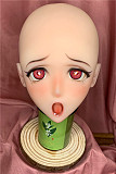 Real girl ヘッド単体 A2ヘッド ヘッドのみ 中小規格ヘッド TPE製 アニメタイプ 掲載画像職人メイク M8ボルト採用 100cmのボディにて適用 (ボディと台座など含めません)