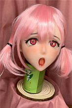 Real girl ヘッド単体 A2ヘッド ヘッドのみ 中小規格ヘッド TPE製 アニメタイプ 掲載画像職人メイク M8ボルト採用 100cmのボディにて適用 (ボディと台座など含めません)