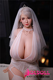 JYDOLL 170cm Nカップ 爆乳 #南茜（nanqian）ちゃん シリコン製ヘッド＋TPE製ボディ ラブドール　睫毛と眉毛植毛あり