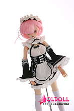 Mini Doll ミニドール 58cm 普通乳 BJD Lamu 高級TPE製 セックス可能 軽量化 1.5㎏ 収納が便利 使いやすい 普段は鑑賞用 小さいラブドール 女性素体 フィギュア cosplay