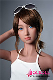 AXBDoll 130CMバスト平 ＃A16ヘッド 日焼け肌色 ロリ系TPEラブドール