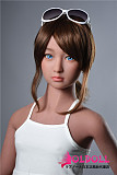 AXBDoll 130CMバスト平 ＃A16ヘッド 日焼け肌色 ロリ系TPEラブドール