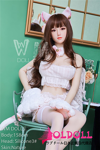 wmdoll シリコン頭#3ヘッド +tpe体 新作ボディ158cm Eカップ リアルラブドール 眉毛と睫毛が植毛タイプ