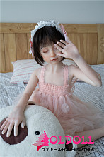 AXBDoll 人気ヘッドA51瞑りヘッド 108CMバスト平 リアルメイク塗装加工あり ロリ系等身大TPEラブドール
