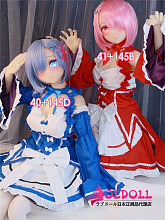 凹凸咪 aotume（アニメドール） 145cm Bカップ+＃41ヘッドと145cm Dカップ+40ヘッド TPE製 等身大 リアルラブドール