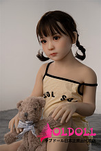 AXBDOLL 110cm バスト平ら  #A148ヘッド 掲載画像がリアルメイク塗装加工あり ロリ系TPEラブドール