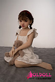AXBDOLL 110cm バスト平ら  #A169ヘッド 掲載画像がリアルメイク塗装加工あり ロリ系TPEラブドール