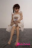 AXBDOLL 110cm バスト平ら  #A169ヘッド 掲載画像がリアルメイク塗装加工あり ロリ系TPEラブドール