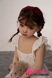 AXBDOLL 110cm バスト平ら  #A169ヘッド 掲載画像がリアルメイク塗装加工あり ロリ系TPEラブドール