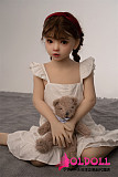 AXBDOLL 110cm バスト平ら  #A169ヘッド 掲載画像がリアルメイク塗装加工あり ロリ系TPEラブドール