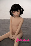 AXBDOLL 110cm バスト平ら  #A166ヘッド 掲載画像がリアルメイク塗装加工あり ロリ系TPEラブドール