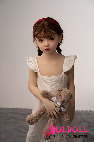 AXBDOLL 110cm バスト平ら  #A169ヘッド 掲載画像がリアルメイク塗装加工あり ロリ系TPEラブドール