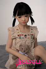 AXBDOLL 136cm バスト平ら  #A156ヘッド 掲載画像がリアルメイク塗装加工あり ロリ系TPEラブドール