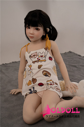 AXBDOLL 110cm バスト平ら  #A166ヘッド 掲載画像がリアルメイク塗装加工あり ロリ系TPEラブドール