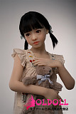 AXBDOLL 136cm バスト平ら  #A156ヘッド 掲載画像がリアルメイク塗装加工あり ロリ系TPEラブドール