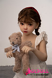 AXBDOLL 110cm バスト平ら  #A169ヘッド 掲載画像がリアルメイク塗装加工あり ロリ系TPEラブドール