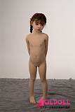 AXBDOLL 110cm バスト平ら  #A169ヘッド 掲載画像がリアルメイク塗装加工あり ロリ系TPEラブドール