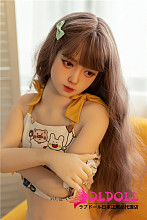 AXBDOLL 142cm バスト平ら  #A163ヘッド 掲載画像がリアルメイク塗装加工あり ロリ系TPEラブドール