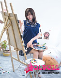 OLDOLL エリカちゃん 158cm Ｂカップ シリコンヘッド＋TPEボディ リアルメイク塗装加工あり 眉毛と睫毛植毛加工あり 等身大ラブドール