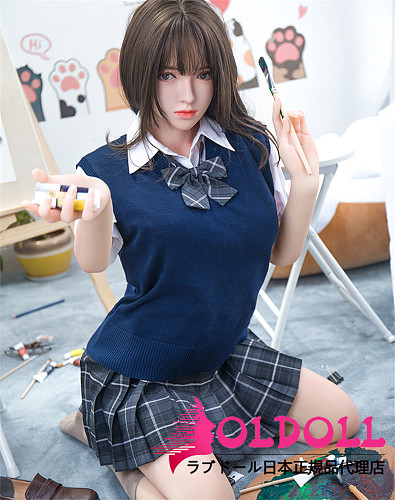 OLDOLL エリカちゃん 158cm Ｂカップ シリコンヘッド＋TPEボディ リアルメイク塗装加工あり 眉毛と睫毛植毛加工あり 等身大ラブドール