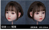 WAXDOLL ヘッド単体 頭のみ フルシリコン製  等身大リアルラブドール